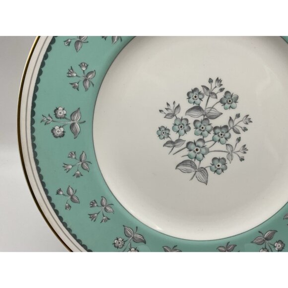 Wedgewood Bone China Pimpernel Pattern 10.5 Inch Dinner Plate Vintage Dinnerware - Picture 11 of 16